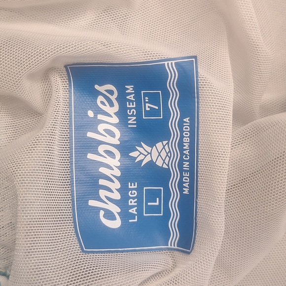 Chubbies The Whale Sharks Classic Lined Swim Trunks Size L - Picture 12 of 12